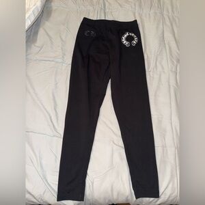 Chrome Heart Black Leggings